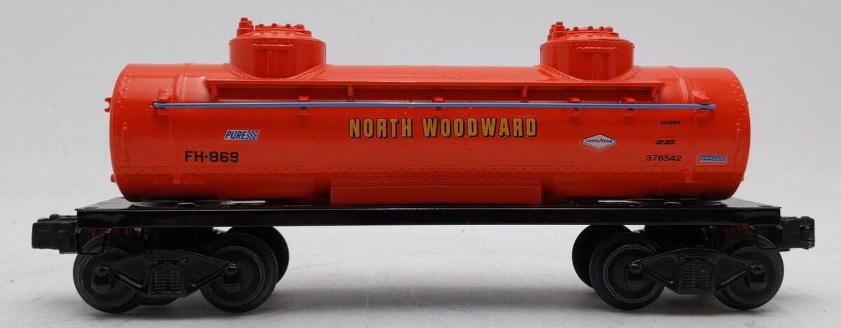 Lionel 2465 Vintage Custom O Gauge North Woodward Double Dome Tank Car #376542/Box
