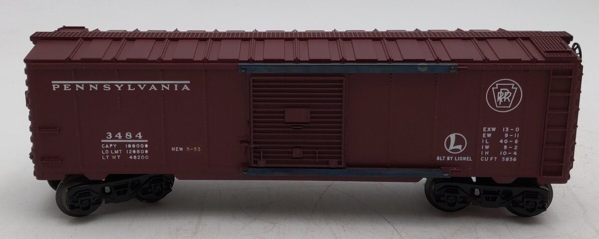 Lionel 3484 Vintage O Pennsylvania Railroad Operating Boxcar EX