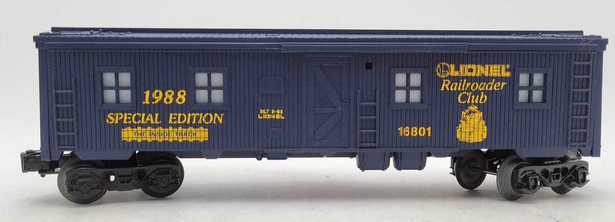 Lionel 6-16801 O Gauge LRRC 1988 Special Edition Bunk Car LN