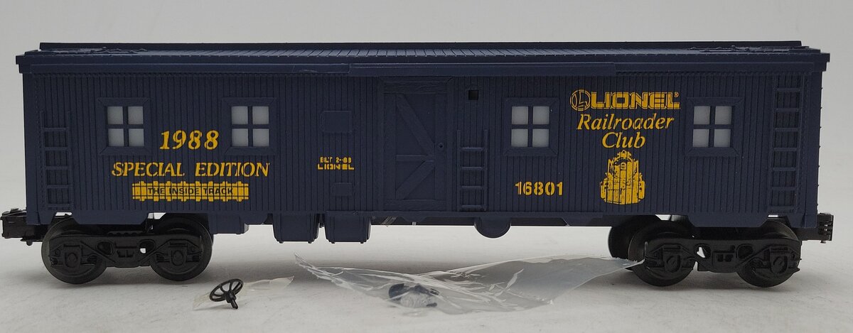 Lionel 6-16801 O Gauge LRRC 1988 Special Edition Bunk Car LN
