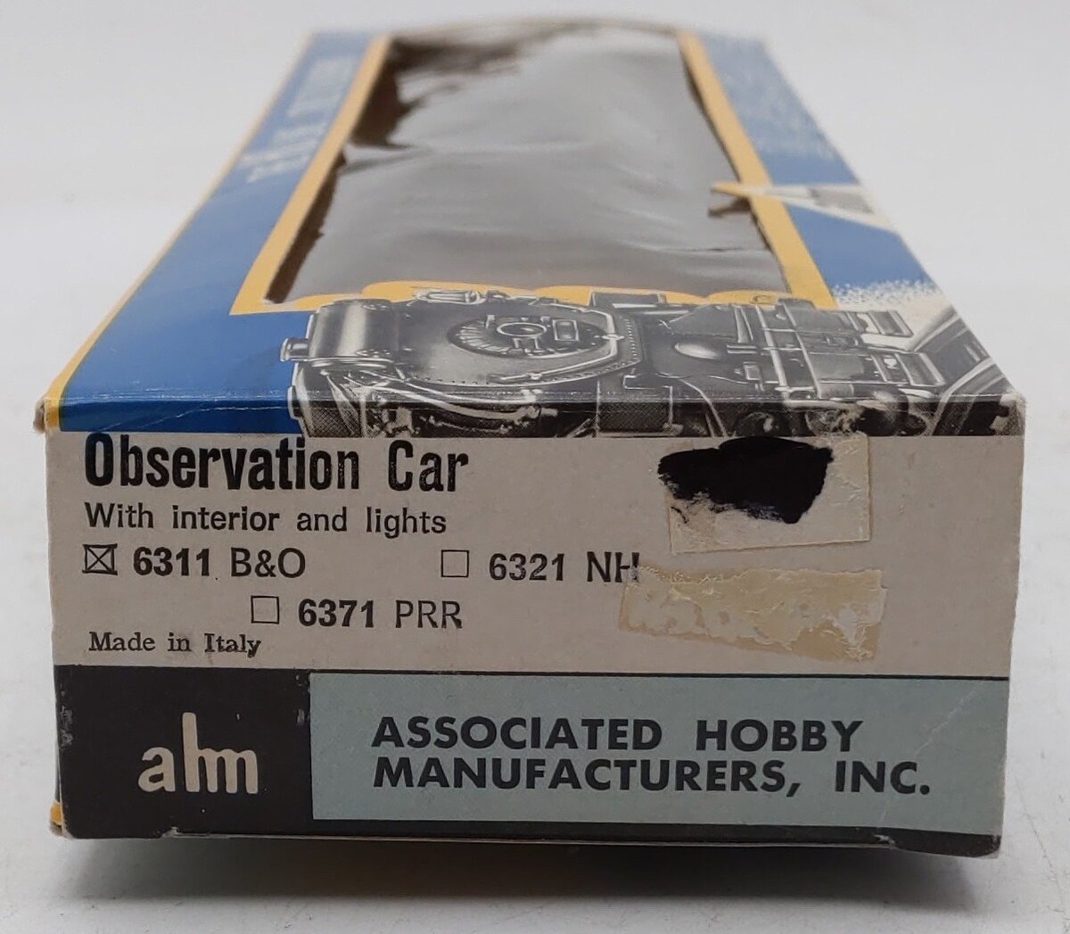 AHM 6311 HO Scale Baltimore & Ohio Observation Car #5014 EX/Box