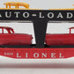 Lionel 6414 Vintage O Evans Autoloader with 4 Cheapie Autos - Rare Version EX