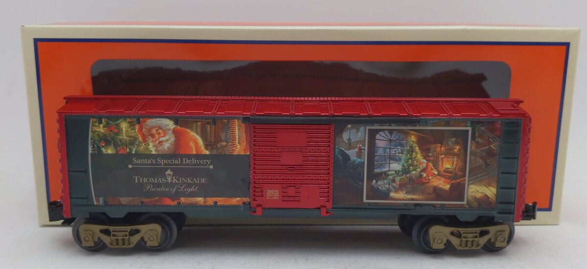 Lionel 2028510 O Thomas Kinkade Santa's Special Delivery Boxcar LN/Box