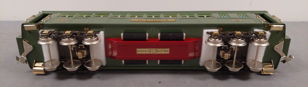 MTH 11-40011 Std. Gauge Illinois State Coach Car 2-Tone Green LN/Box