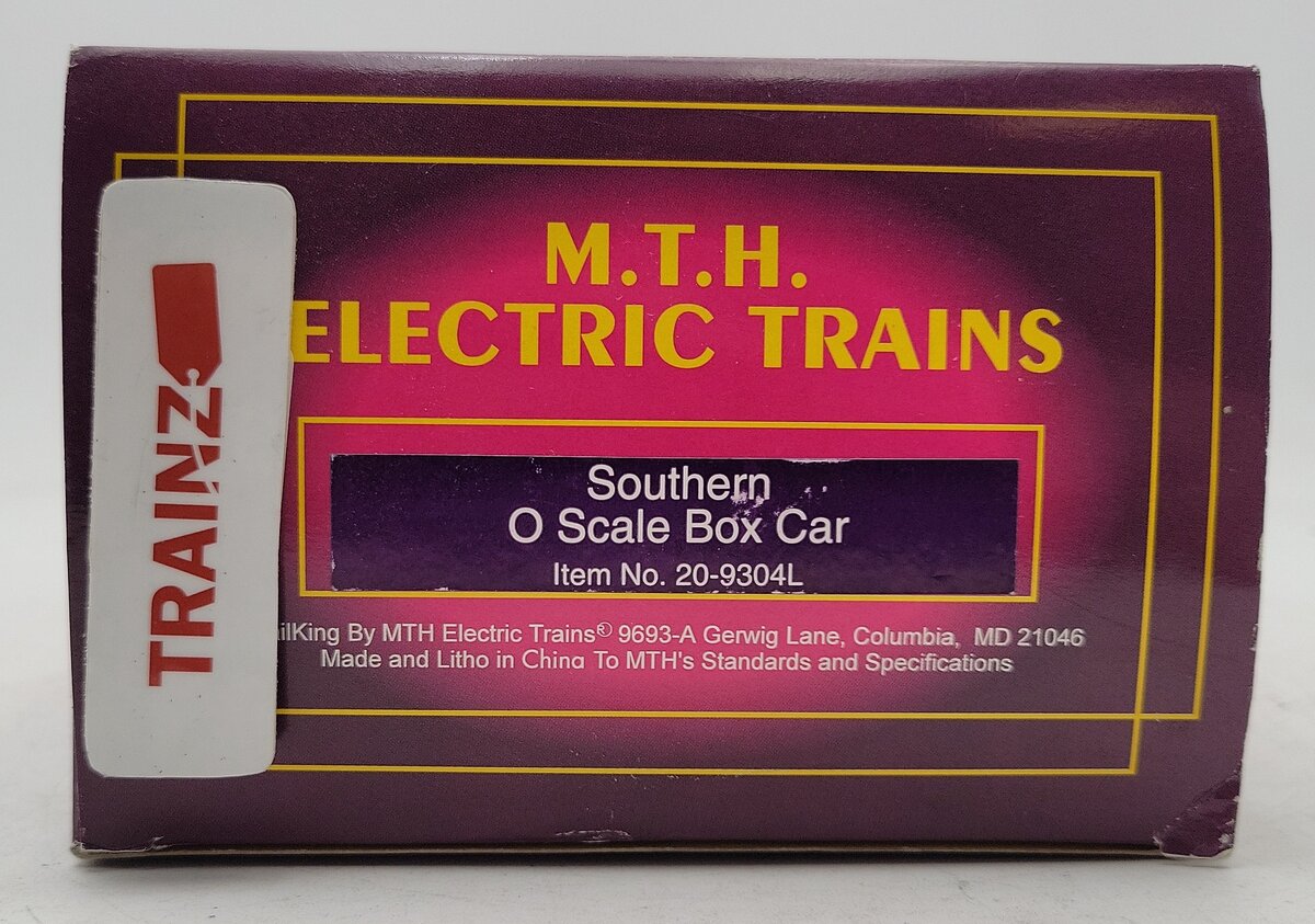 MTH 20-9304 O Gauge Southern Box Car #550555 EX/Box