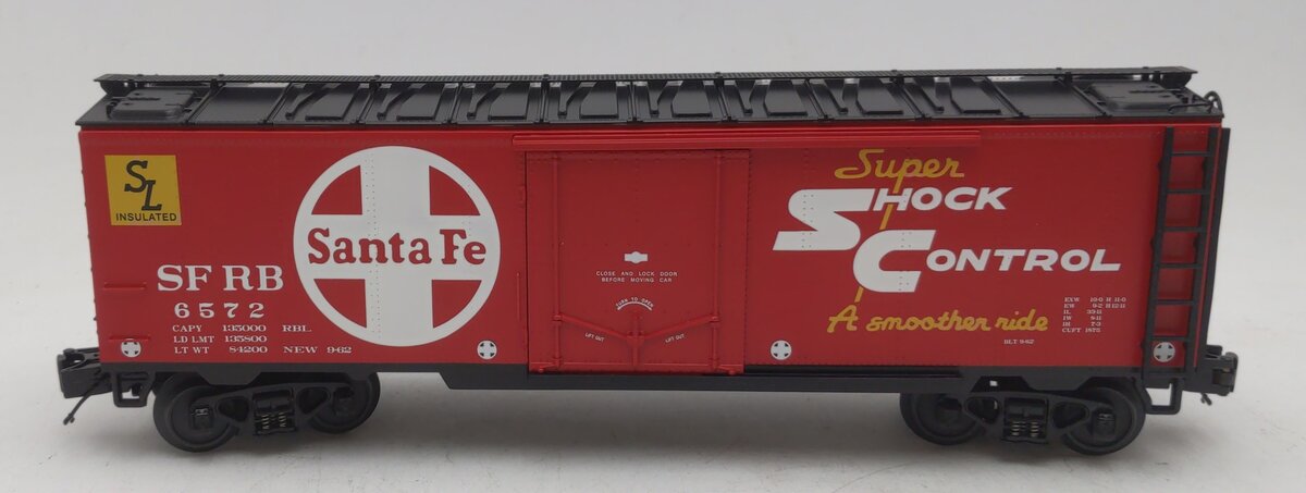 MTH 20-94101 O Gauge Santa Fe 40' Reefer Car #6572 LN/Box