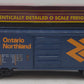 MTH 20-93429 Ontario Northland 40’ Box Car V2 LN/Box