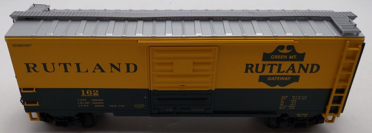 MTH 20-93459 O Gauge Rutland 40' Box Car #162 LN/Box