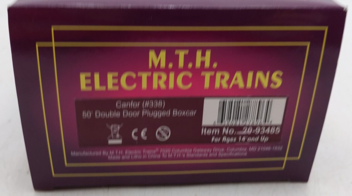 MTH 20-93485 O Gauge Canfor 50' Double Door Plugged Boxcar #338 LN/Box