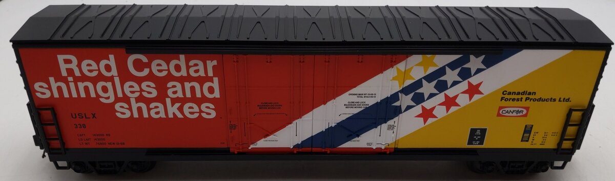 MTH 20-93485 O Gauge Canfor 50' Double Door Plugged Boxcar #338 LN/Box