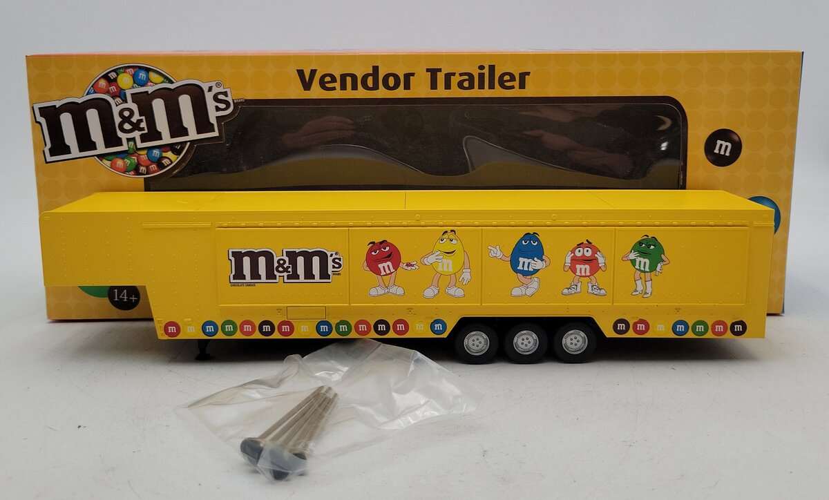 MTH 30-50049 O Gauge M&Ms Vendor Trailer LN/Box