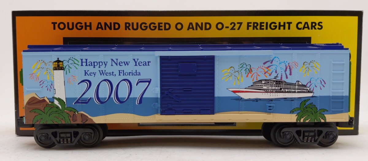 MTH 30-74358 O New Year's Key West, Florida 2007 Box Car LN/Box