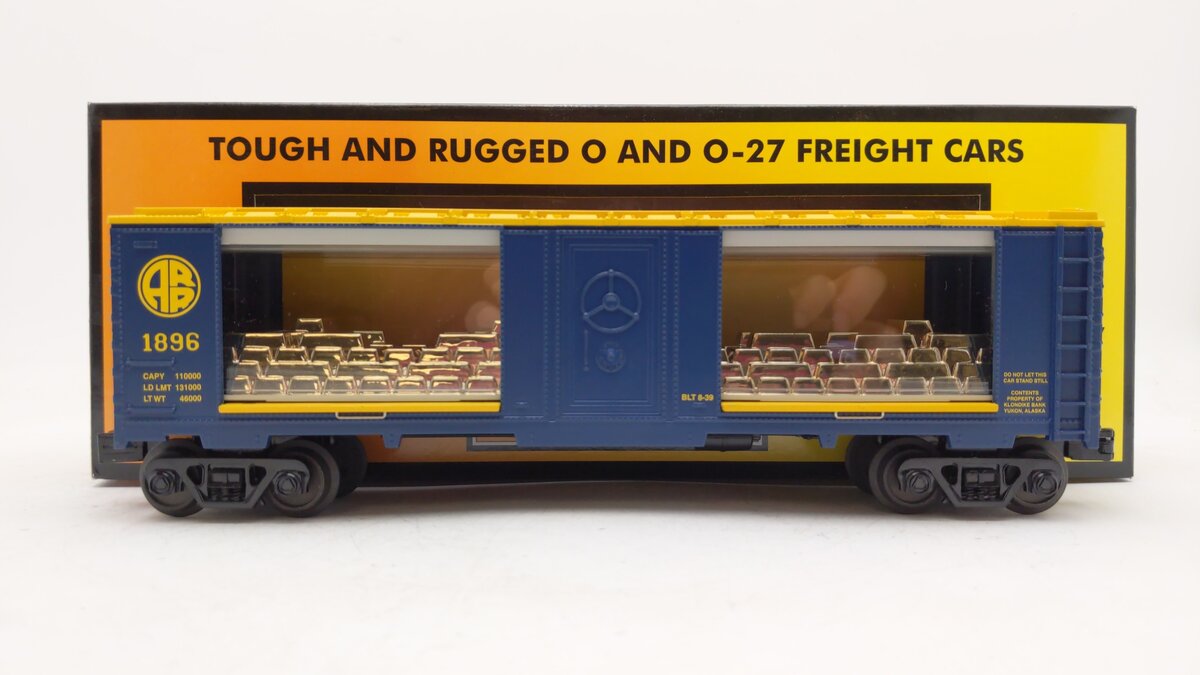 MTH 30-74528 Alaska 40' Window Mint Boxcar w/Gold LN/Box