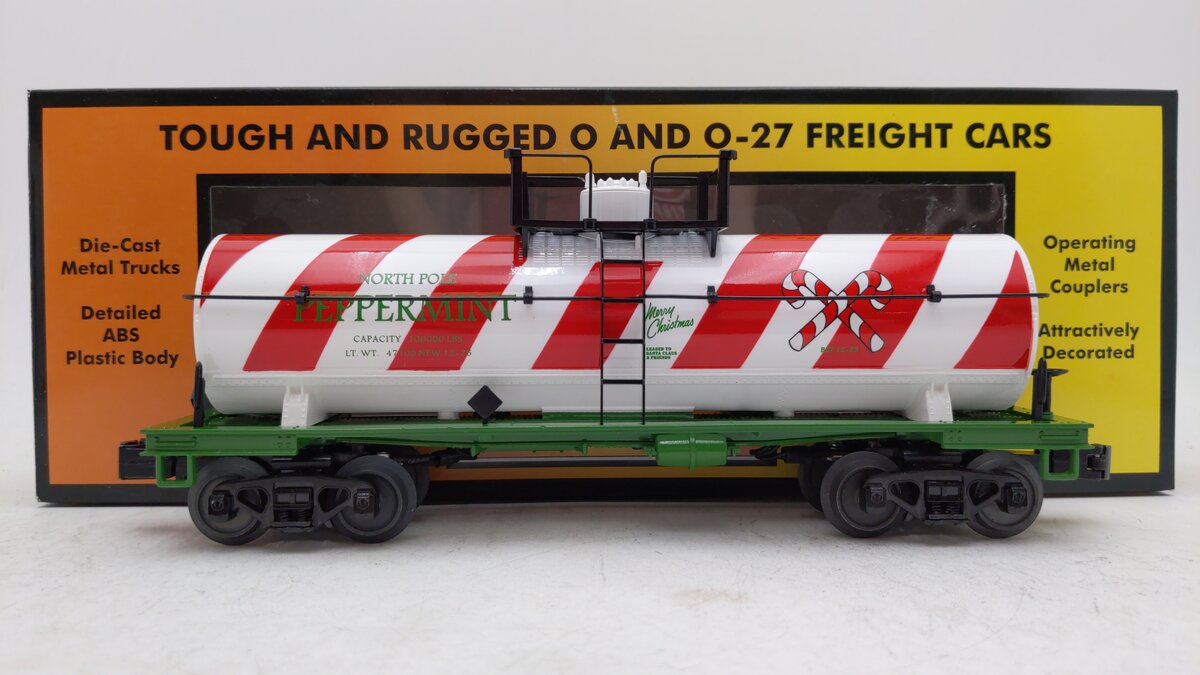 MTH 30-73536 O Christmas Smoking Tank Car