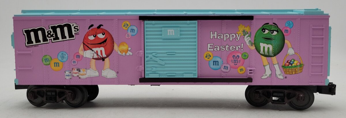 MTH 30-74539 O Gauge M&M'S Easter Box Car #2009 LN/Box