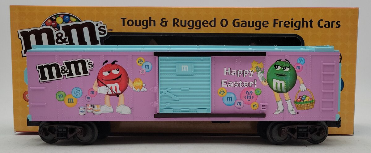 MTH 30-74539 O Gauge M&M'S Easter Box Car #2009 LN/Box