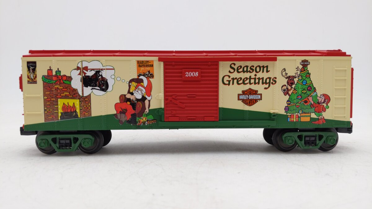 MTH 30-74498 Harley-Davidson Boxcar LN/Box