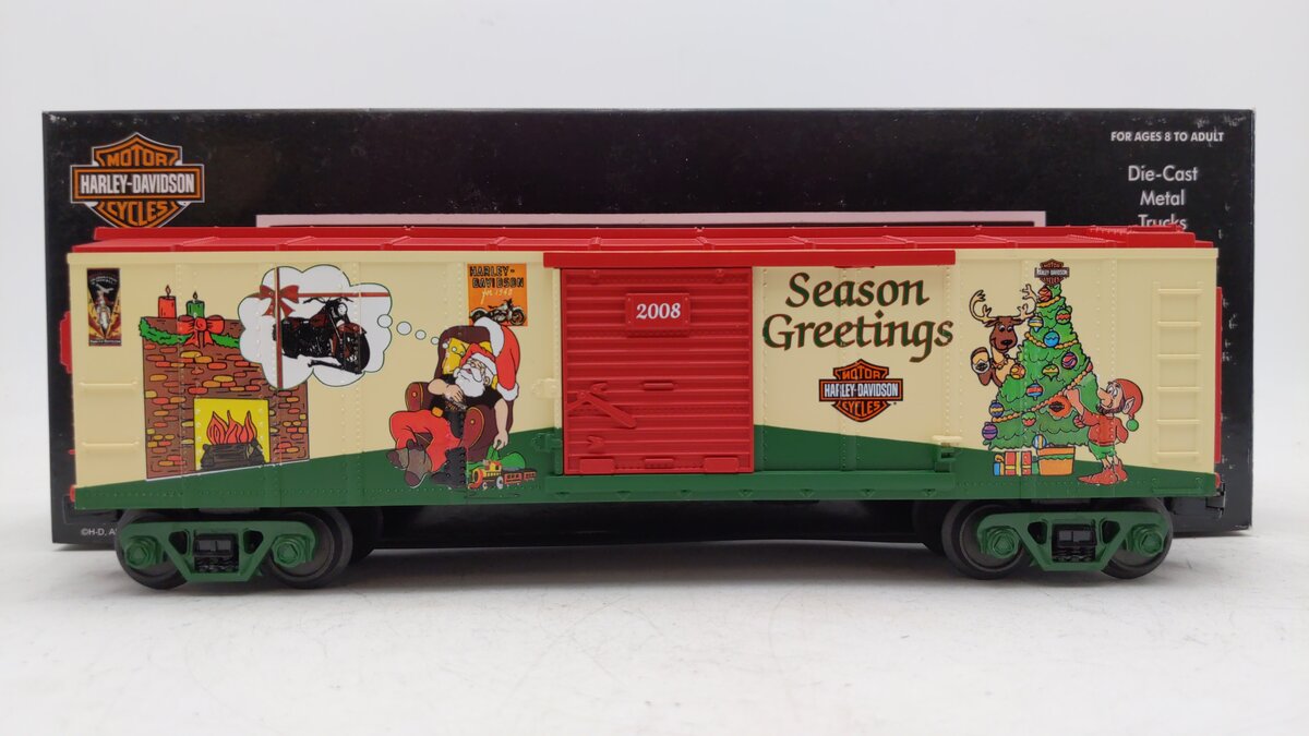 MTH 30-74498 Harley-Davidson Boxcar LN/Box