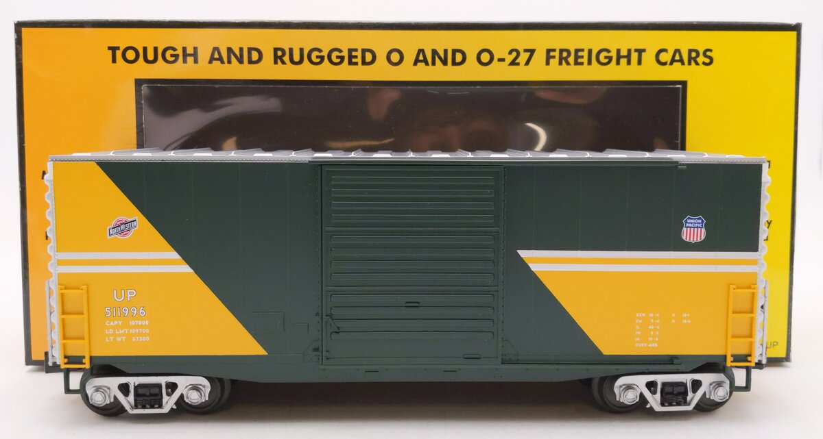 MTH 30-74500 O Gauge Chicago & NorthWestern 40’ High Cube Boxcar #511996 NIB