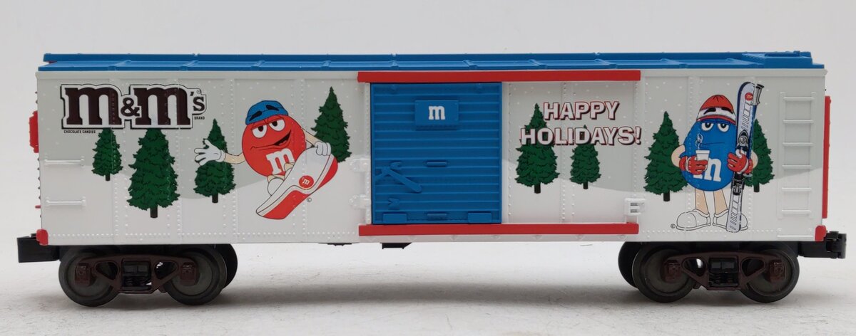 MTH 30-74595 Mars-M&Ms Happy Holidays Box Car LN/Box
