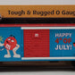 MTH 30-74642 O Gauge M&M's 4th of July Boxcar w/Blinking Light