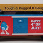 MTH 30-74598 O Gauge M&M's 4th of July Boxcar w/Blinking LED LN/Box