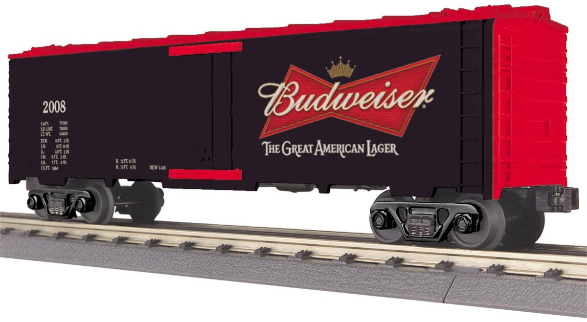 MTH 30-78057 O Gauge Budweiser Modern Reefer Car