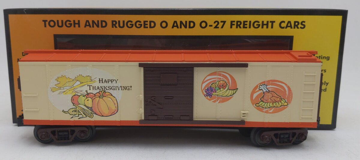 MTH 30-74603 Happy Thanksgiving Boxcar LN/Box