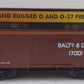 MTH 30-74664 O B&O 34' Boxcar/19th Century LN/Box