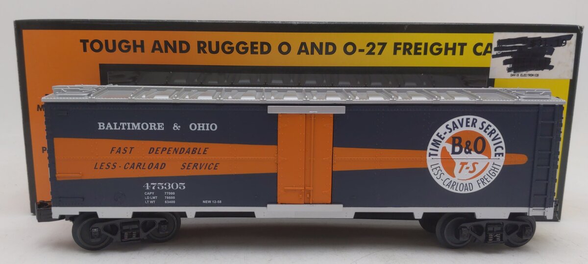 MTH 30-7898 Baltimore & Ohio Reefer Car LN/Box