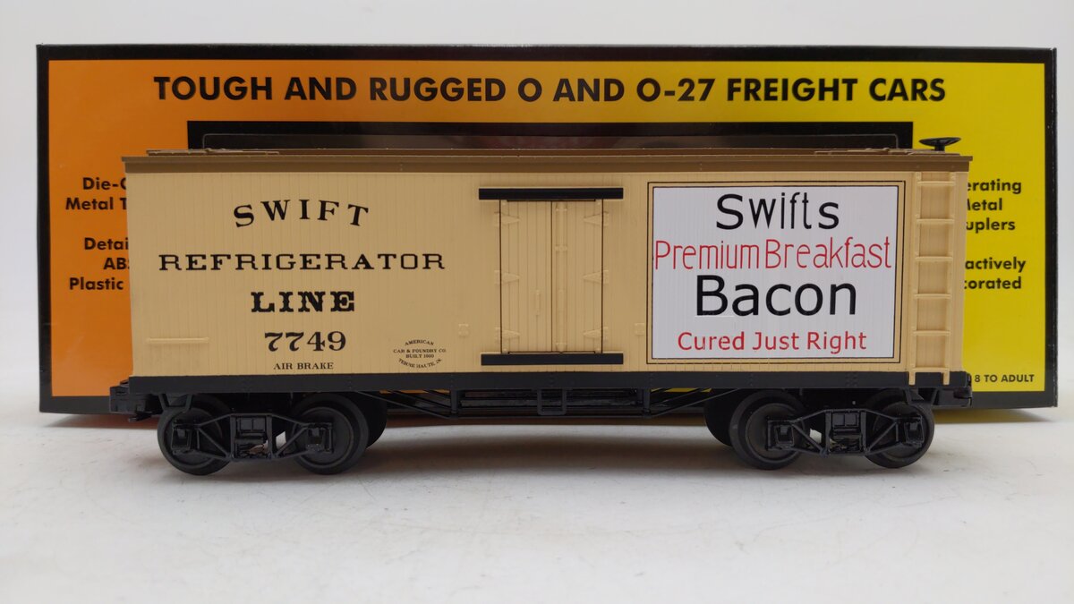 MTH 30-78069 O Gauge Swift 19th Century Reefer Car LN/Box