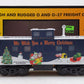 MTH 30-77379 O Christmas Steel Caboose EX/Box