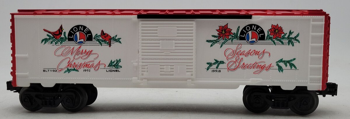 Lionel 6-19918 O Gauge 1992 Christmas Boxcar LN/Box