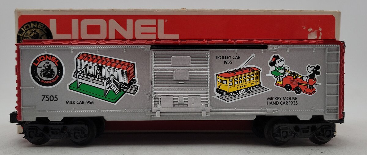 Lionel 6-7505 O Gauge 75th Anniversary On-Track Accessories Boxcar LN/Box