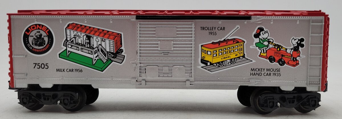 Lionel 6-7505 O Gauge 75th Anniversary On-Track Accessories Boxcar LN/Box