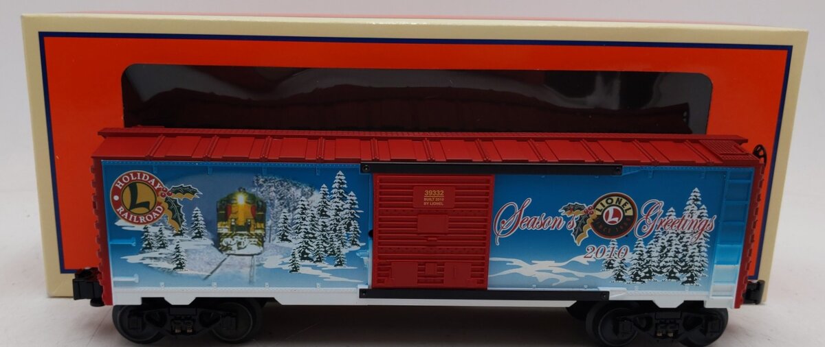 Lionel 6-39332 O Gauge 2010 Christmas Boxcar LN/Box