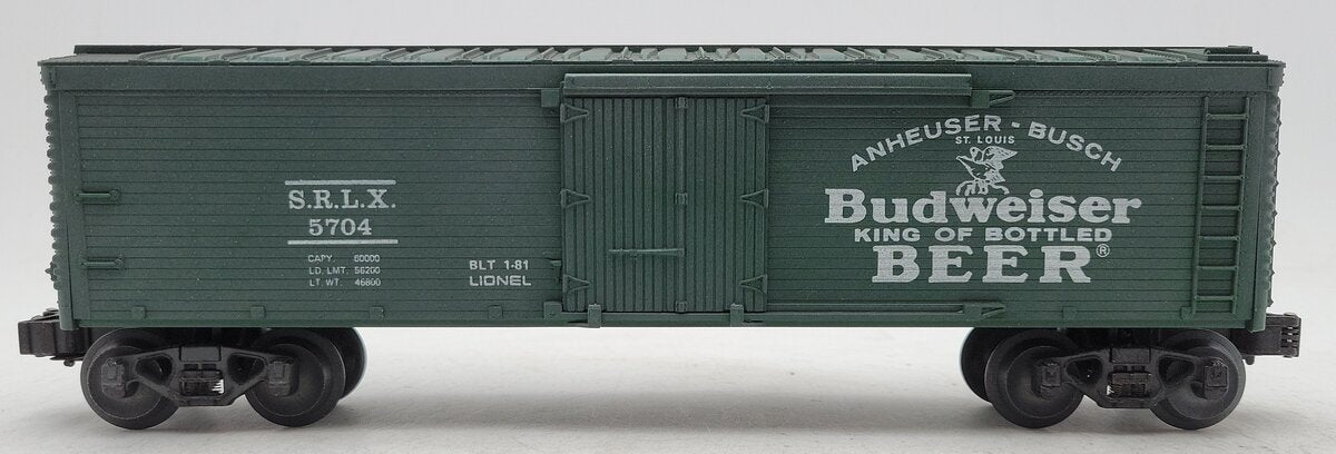 Lionel 6-5704 O Gauge Budweiser 