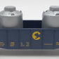 Lionel 6-6208 O Gauge Chessie Gondola with Canisters #6208 NIB
