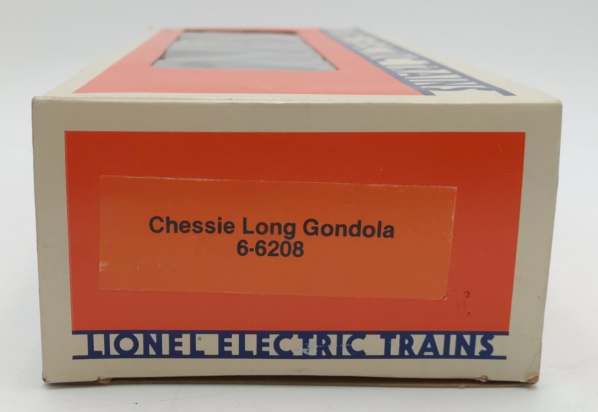 Lionel 6-6208 O Gauge Chessie Gondola with Canisters #6208 NIB