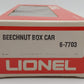 Lionel 6-7703 O Gauge Beechnut Billboard Reefer Car #7703 EX/Box