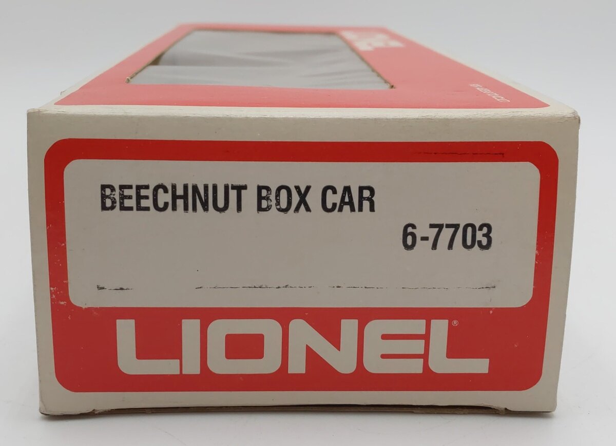 Lionel 6-7703 O Gauge Beechnut Billboard Reefer Car #7703 EX/Box