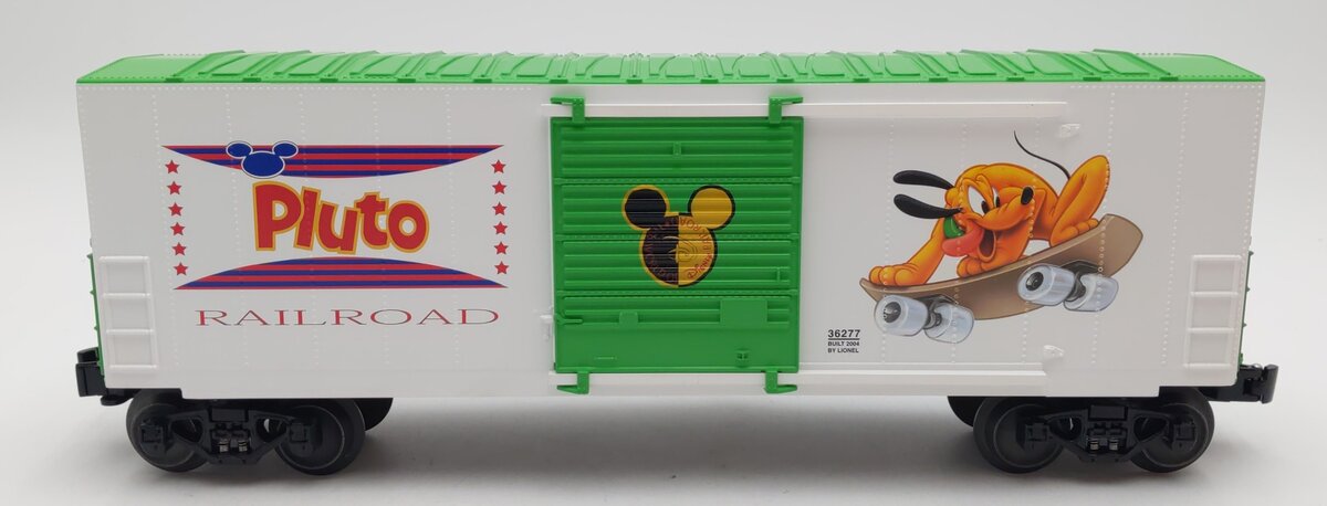 Lionel 6-36277 O Gauge Disney Pluto Hi-Cube Boxcar NIB