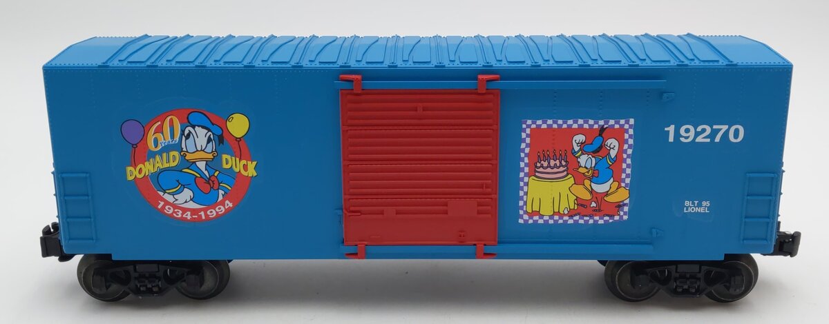 Lionel 6-19270 O Gauge Donald Duck 60th Birthday Boxcar LN/Box