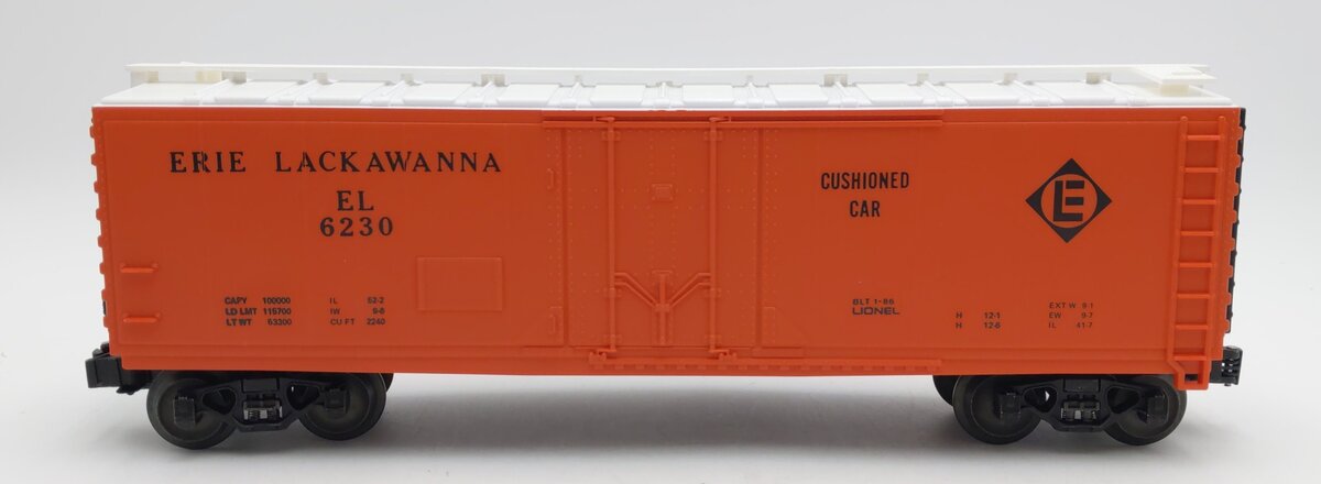 Lionel 6-6230 O Gauge Erie Lackawanna Refrigerator Car #6230 NEW