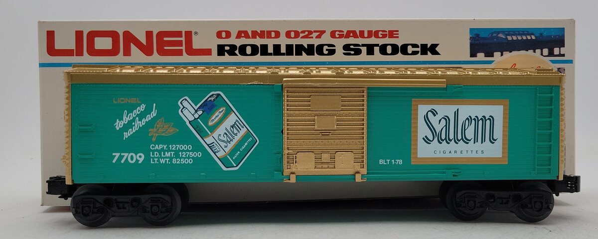 Lionel 6-7709 O Gauge Salem Billboard Boxcar LN/Box