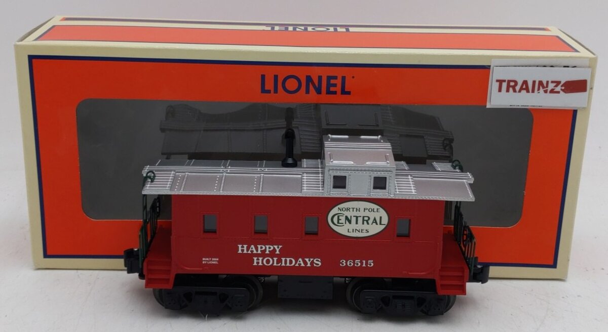 Lionel 6-36515 O gauge North Pole Central Happy Holidays Caboose LN/Box