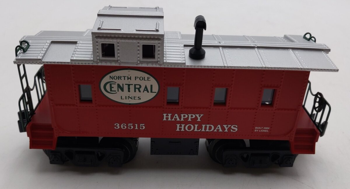 Lionel 6-36515 O gauge North Pole Central Happy Holidays Caboose LN/Box