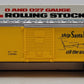 Lionel 6-7712 O Gauge ATSF Famous American Railroad Series Box Car LN/Box