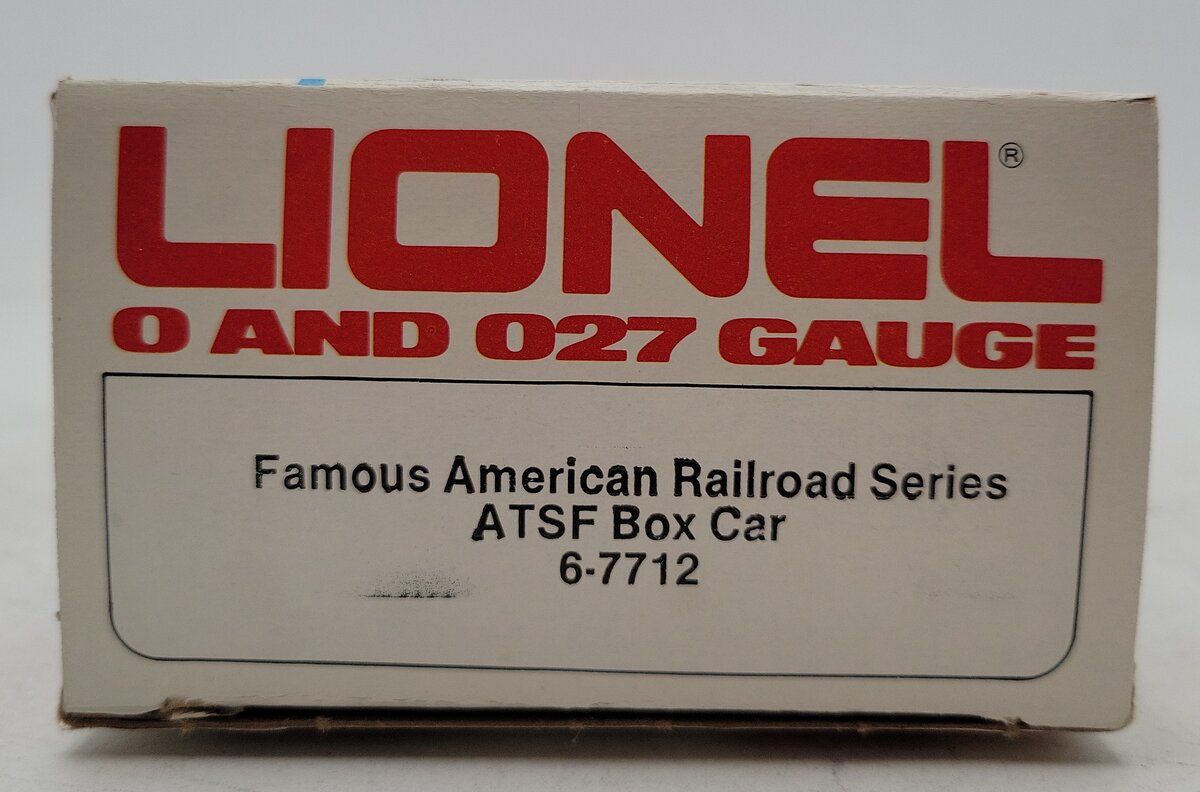 Lionel 6-7712 O Gauge ATSF Famous American Railroad Series Box Car LN/Box