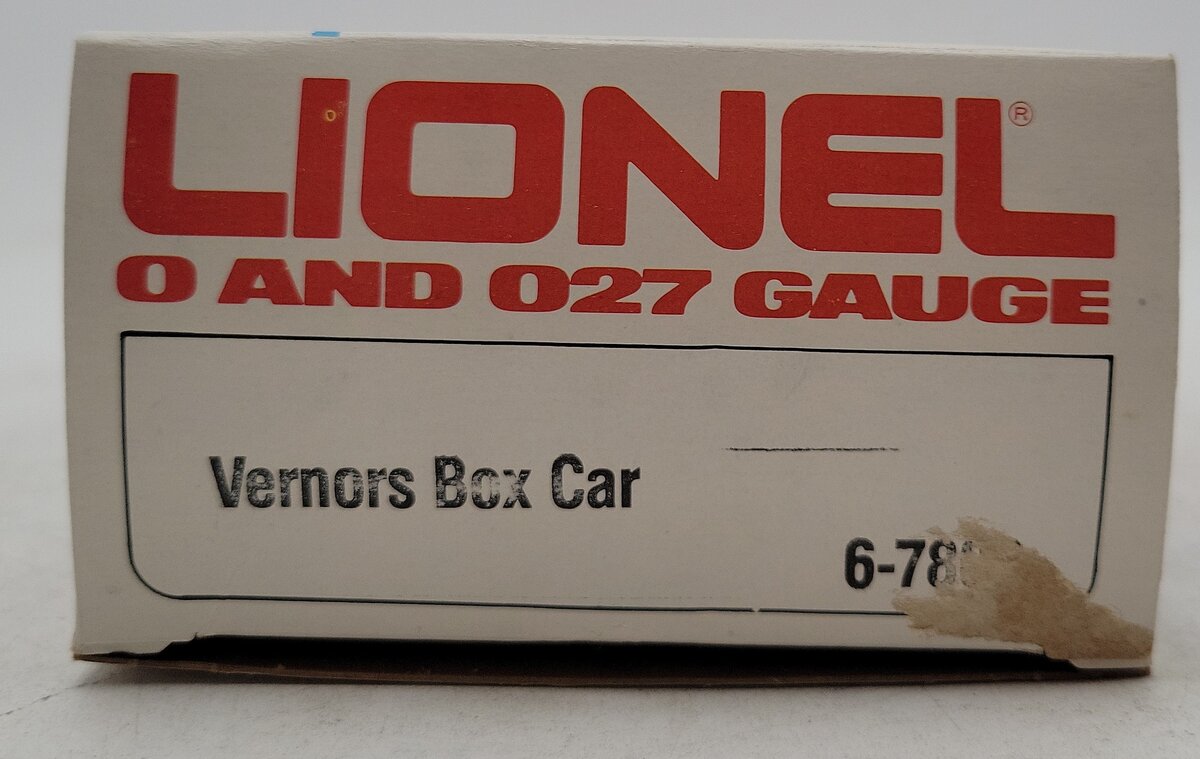 Lionel 6-7809 O Gauge Vernors Boxcar #7809 LN/Box
